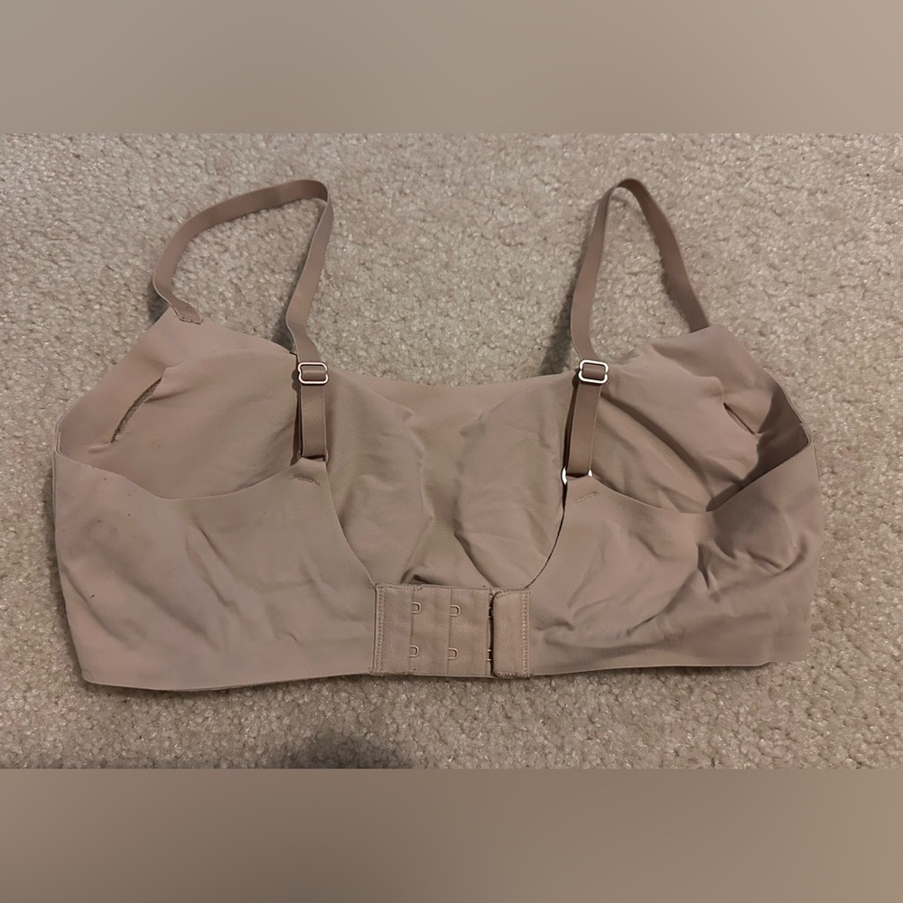 Aerie SMOOTHEZ Padded Scoop Bralette Sands Medium - Picture 6 of 7